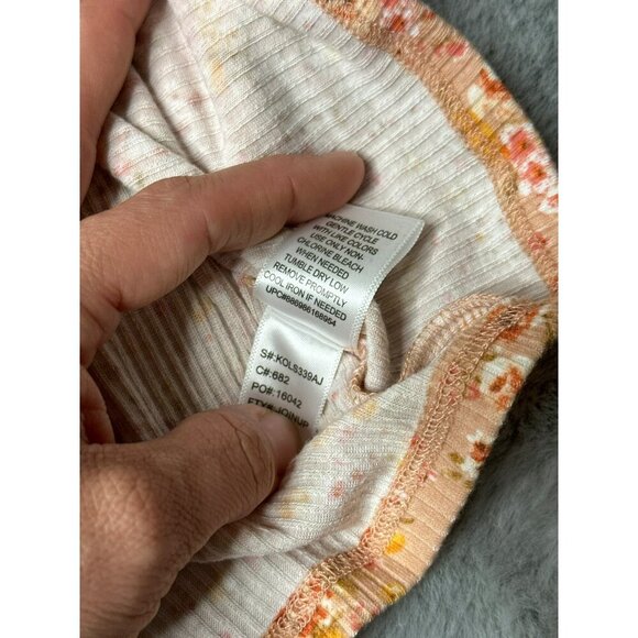 Coquette Soft Girl Dainty Floral Double Bow Tie SS Cardigan XS - Picture 5 of 7